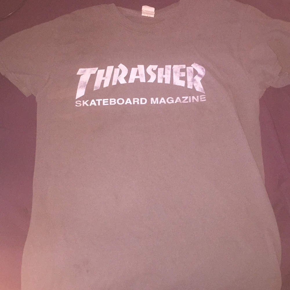 A thrasher shirt